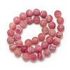 Natural Weathered Agate Bead Strands G-S237-8mm-09-2