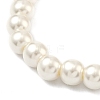 Round Plastic Imitation Pearl Beaded Necklaces & Dangle Earring & Bracelets Sets FS-WGF01A4-01-3