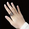 Brass Finger Rings for Women FS-WG2734C-08-2