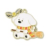 Alloy Enamel Pendants ENAM-M218-01C-G-1