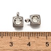 201 Stainless Steel Charms STAS-F311-06P-05-3