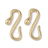 Brass Hook and S-Hook Clasps KK-G497-26G-1