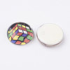 Tempered Glass Cabochons GGLA-22D-20-1