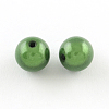 Spray Painted Acrylic Beads MACR-Q154-10mm-010-2