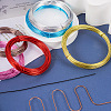  8 Rolls 8 Colors Round Aluminum Wire AW-TA0001-03-3