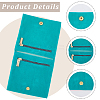 3Pcs 3 Colors Folding Velvet Jewelry Storage Bags for Earrings Rings Bracelets ABAG-CN0001-69C-6