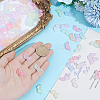 100Pcs Transparent Crackle Acrylic Beads OACR-PA0001-75-3