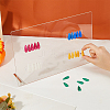 2Pcs Rectangle Acrylic Nail Art Display Board MRMJ-FH0001-62-3