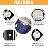 2Pcs Star Pattern Detachable Iron Epaulettes FIND-FH0005-40B-3