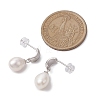 Natural Pearl Ear Studs EJEW-P286-16P-3