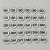 Transparent Acrylic Locking Stitch Marker Sets TOOL-WH0059-054A-1