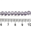 Transparent Baking Paint Glass Beads X1-DGLA-A034-T6mm-D07-4