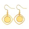 304 Stainless Steel Earring Cabochon Settings STAS-D267-01D-G-1