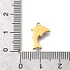 304 Stainless Steel Micro Pave Cubic Zirconia Pendants STAS-Z160-01G-02A-3