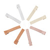 8Pcs 4 Colors Polyester Alligator Hair Clips PHAR-TADJ0001-02-3