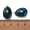 Natural Apatite Pendants X-G-B089-01G-03-3