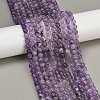 Natural Amethyst Beads Strands G-M445-6mm-01C-1