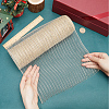 Polyester Glittered Mesh Ribbons DIY-WH0491-73-3