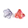 Transparent Acrylic Flower Bead Caps TACR-T030-25M-2