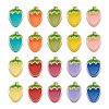 Craftdady 100Pcs 10 Colors Transparent Enamel Acrylic Beads TACR-CD0001-07-7