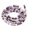 Opaque Glass Beads Strands GLAA-T006-12B-2