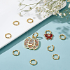 8Pcs Brass Twister Clasps KK-BC0007-19-5