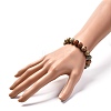 Natural Aqua Terra Jaspe Round Beads Stretch Bracelet for Men Women BJEW-JB06823-03-3