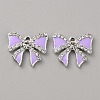 Alloy Enamel with Crystal Rhinestone Pendants ENAM-TAC0021-22B-1