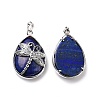 Natural Lapis Lazuli Pendants G-G900-01P-02-2