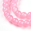 Baking Painted Imitation Jade Glass Round Bead Strands X-DGLA-Q021-6mm-03-3