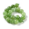 Dyed Natural Malaysia Jade Beads Strands G-G021-02C-04-3