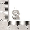 Ion Plating(IP) 304 Stainless Steel Micro Pave Cubic Zirconia Pendants STAS-H228-01P-02-3