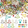Alloy Soldier Clasp & Garment Rivets  DIY-FG0005-94-1