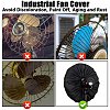 Polyester Wall Mounted Electric Fan Dust Cover AJEW-WH20010-65C-4