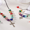  90pcs 6 colors Transparent Resin Beads RESI-TA0001-58-21