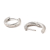 Brass Hoop Earrings EJEW-I289-04P-2