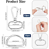 Alloy Swivel Lobster Claw Clasps FIND-BBC0003-78B-P-2