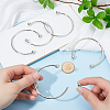 6Pcs Brass Cuff Bangle Making KK-BBC0022-74-3