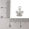 Brass Micro Pave Cubic Zirconia Pendants KK-S339-06P-3