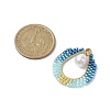 Seed Beads Pendants PALLOY-MZ00218-2