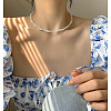 Imitation Pearl Beaded Choker Necklaces WGB7F3C-31-1