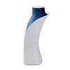 Bust Shaped PU Leather Jewelry Display Stands for Necklaces AJEW-A068-03B-4