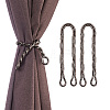 Zinc Alloy Curtain Hanging Decorations EL-TAC0001-09B-9