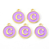 Golden Plated Alloy Enamel Charms LS-ENAM-S118-10C-2