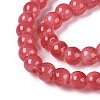Acrylic Imitation Cat Eye Beads Strands OACR-Q197-01A-12-3