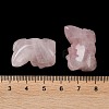 Natural Rose Quartz Carved Healing Figurines G-B062-05D-4