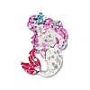 Transprent Acrylic Big Pendants LS-SACR-P016-B02-2