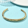 304 Stainless Steel Rhinestone Cuff Bangles for Women BJEW-D456-03G-02-2