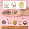 DIY Chandelier Dangle Earring Making Kit DIY-SZ0008-65-2