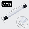 Transparent PVC Plastic Bead Storage Tubes AJEW-WH0348-767B-2